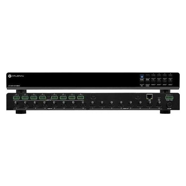 Atlona 4K/60 HDR 4:4:4 Matrix Switcher HDMI 8x8 (AT-HDR-H2H-88MA)