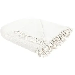 DECKE Weiß 150/200 cm Chaohani