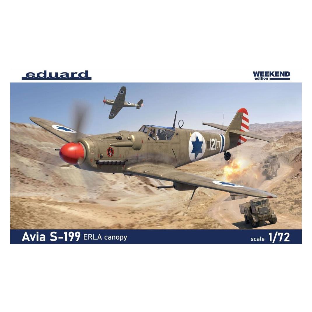 Eduard Avia S-199 ERLA canopy 1/72 (7472)
