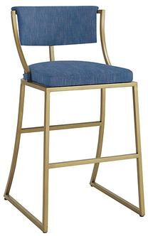 Limited Edition Allister Barstool - Parkton Cadet w/Brass - Ballard Designs