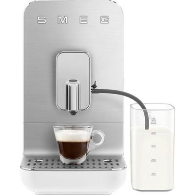 SMEG Kaffeevollautomat "BCC13WHMEU", weiß, B:43,3cm H:18cm T:33,6cm, Kaffeevollautomaten, inkl. Milchbehälter, Kaffeevollautomat