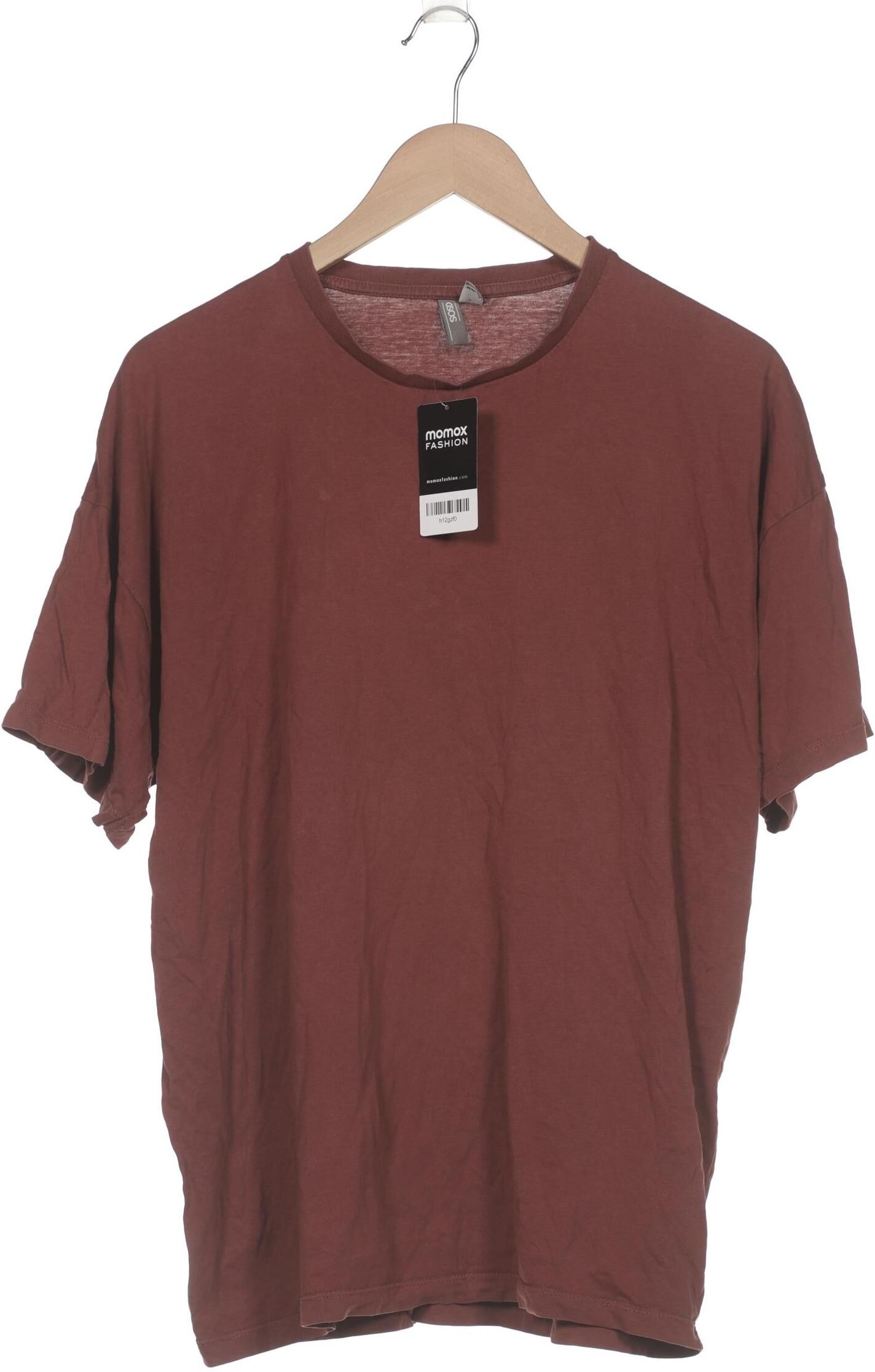 asos Herren T-Shirt, Braun, Gr. S, Baumwolle - Second Hand