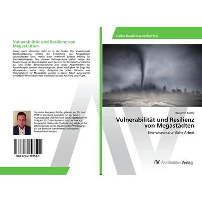 Vulnerabilität und Resilienz von Megastädten, Taschenbuch von Benjamin Biddle, AV Akademikerverlag, 978-620-2-20759-1