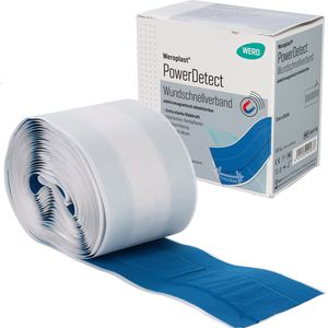 Wero Pflaster PowerDetect REF180705, 1 Rolle, detektierbar, atmungsaktiv, elastisch, 5m x 6cm