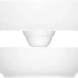 Bauscher 6 Stück, Bowl 9056/0,40 l, Serie Dimension weiß