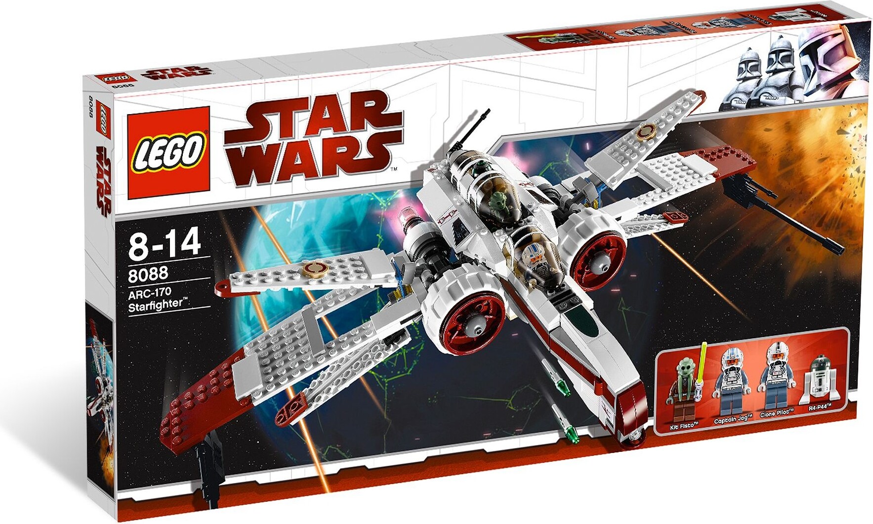 LEGO STAR WARS ARC-170 Starfighter 396-teilig, ab 8 Jahren (8088)