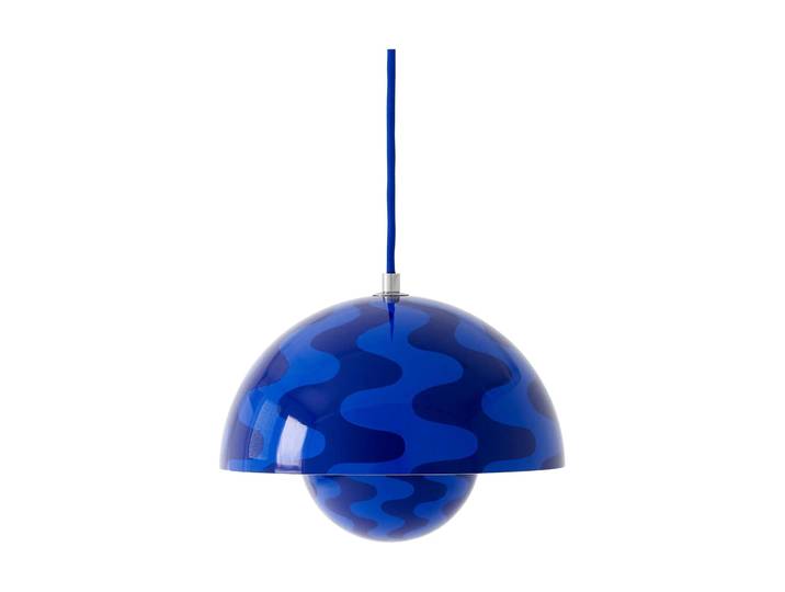 &Tradition Flowerpot VP1 Pendelleuchte Cobalt blue-Twilight blue