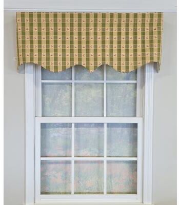 RLF Home Cherry Squares Regal Valance