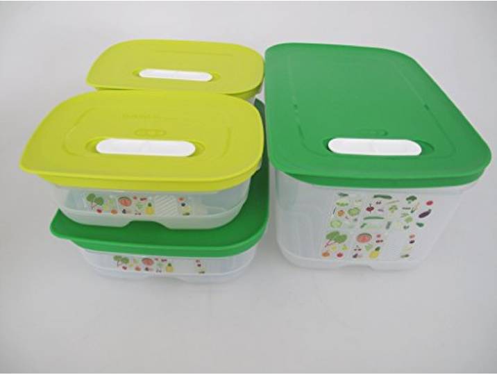 TUPPERWARE Kühlschrank 4,4 L hoch+ 1,8 L flach + 800 ml (2) KlimaOase Klimakönig