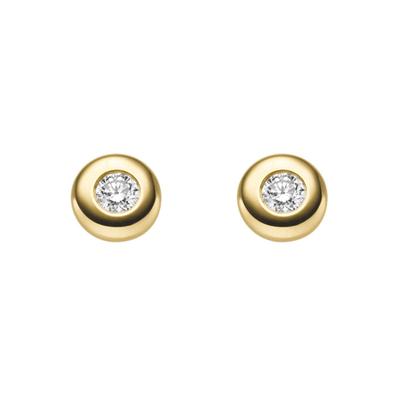 Paar Ohrhänger ADELIA´S, gold, Ohrringe, Damen, Damen, 0,15 VVS = sehr sehr kleine Einschlüsse, Gold