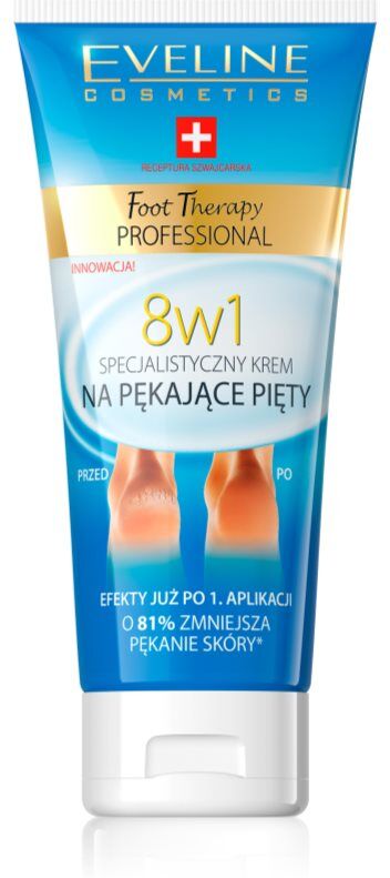 Eveline Cosmetics Foot Therapy crème talons fissurés 8 en 1 100 ml