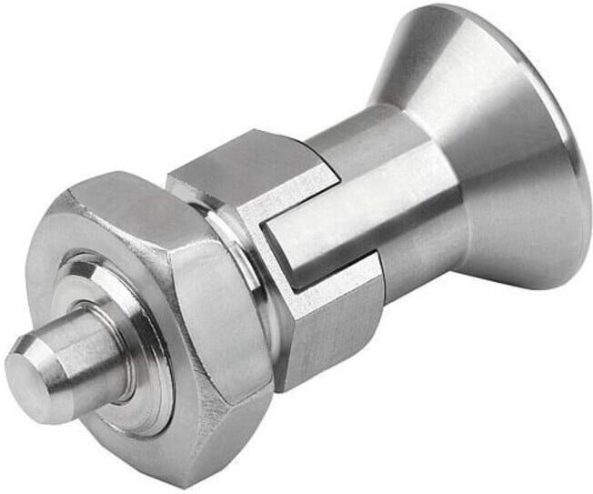 KIPP Goupille d’arrêt M20 x 1,5 10 mm Forme D rainure de verrouillage courte (K2194.008410)