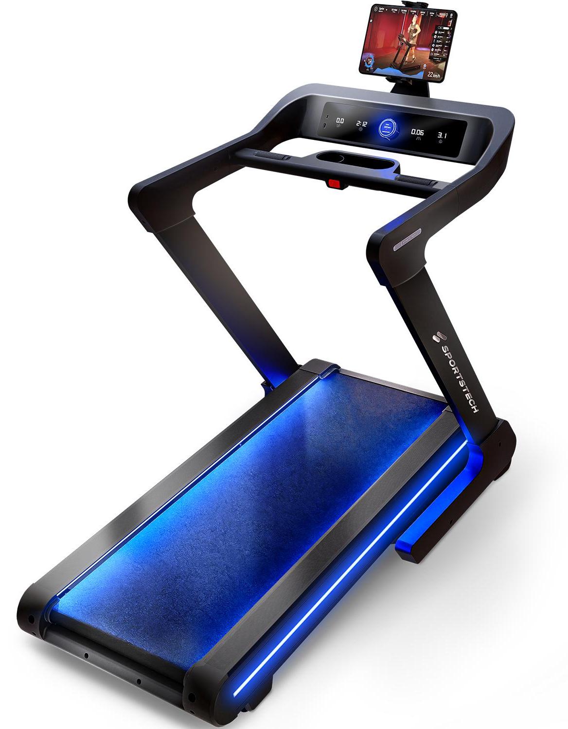 Sportstech Laufband sTread_Lite | Klappbar | LED-Beleuchtung | Bis 20 km/h