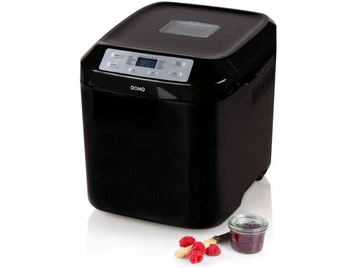 DOMO B3974 Broodbakmachine – 12 Programma’s – 750-1000g – Glutenvrij Programma –Zwart