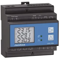 Janitza, Energiemessgerät, electronics GmbH UMG 806 UMG 806 - Basisgerät 6TE Basisgerät 6TE Universalmessgerät