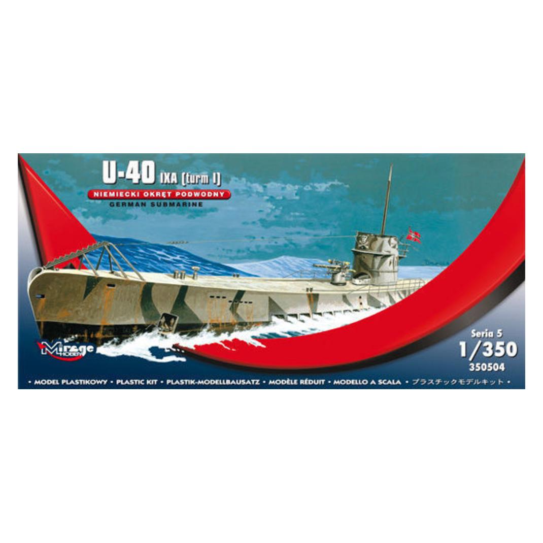 Mirage Hobby U-40 IXA (Turm i) German Submarine (350504)