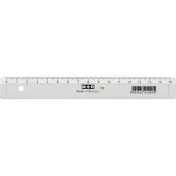 M+r Lineal 711160000 Kunststoff 16cm glasklar