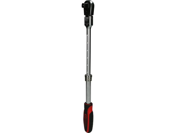 KS TOOLS Werkzeuge-Maschinen GmbH 1/2\ SlimPOWER Teleskop-Gelenk-Umschaltknarre\, 72 Zahn (914.1220)