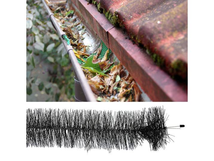 Dachrinnenbürste, 4 m, Ø 12 cm