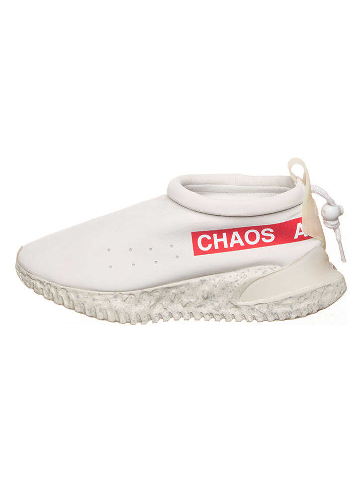 Nike Sportswear Leder-Slipper "X Undercover Moc Flow" in Creme - 37,5