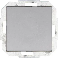 Kopp 587647087 ATHENIS - Universalschalter (Aus-/Wechsel), Farbe: stahl