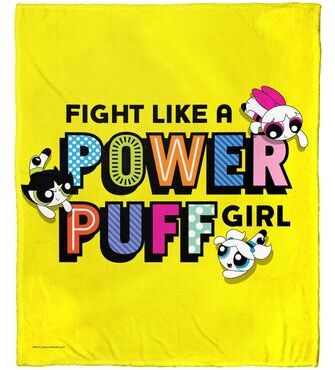 Northwest Warner Brothers Powerpuff Girls Fight like a Powerpuff Silk Touch Throw Blanket