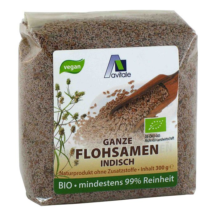 Flohsamen Indisch ganz Bio 300 g Samen