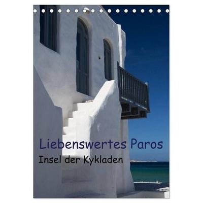 Liebenswertes Paros, Insel der Kykladen (Tischkalender 2027 DIN A5 hoch), CALVENDO Monatskalender