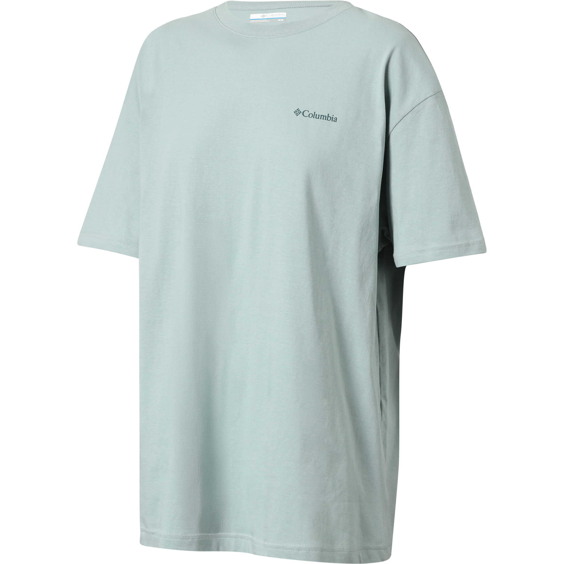 Columbia Rolling Bend Graphic Oversized Damen T-Shirts grau Größe XS Lifestyle Hautfreundlich