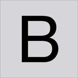 RZB Buchstabe "B" 99220.003.B