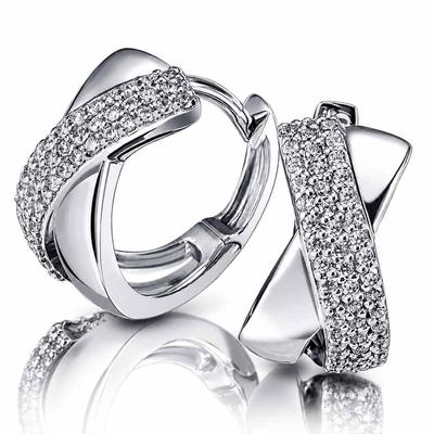 Paar Creolen GOLDMAID, silber (silberfarben), Ohrringe, Damen, Silber 925 (Sterlingsilber)