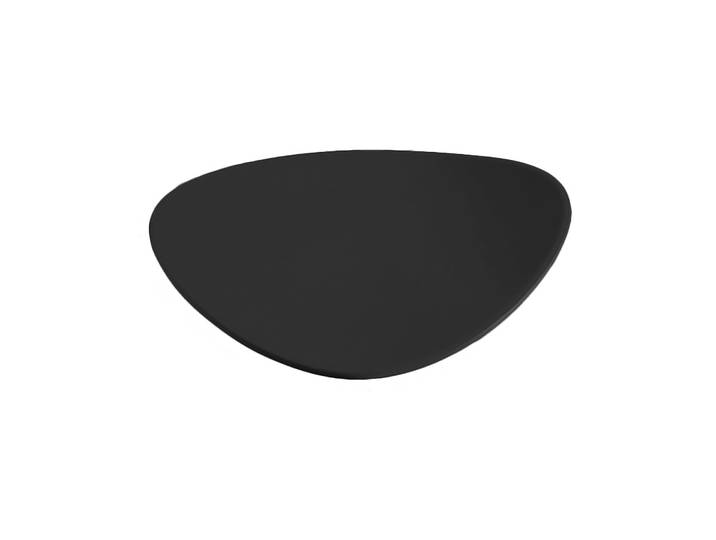Alessi - Soucoupe Colombina - Noir - Mélamine - Designer Doriana & Massimiliano Fuksas