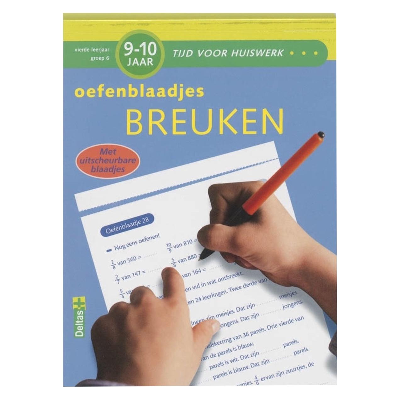 Deltas Tijd voor huiswerk - Oefenblaadjes breuken (9-10 j.): Met uitscheurbare blaadjes (Niederländisch) (56549872)