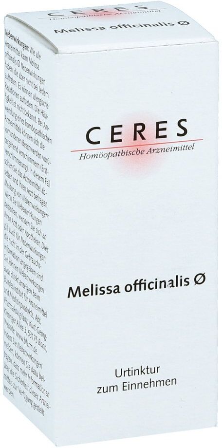 Ceres Melissa officinalis Urtinktur