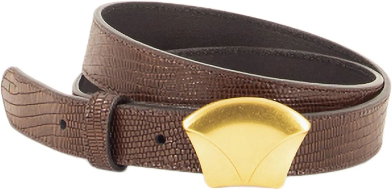 Sessùn Ceinture Diviluz Lézard Cuir Marron S
