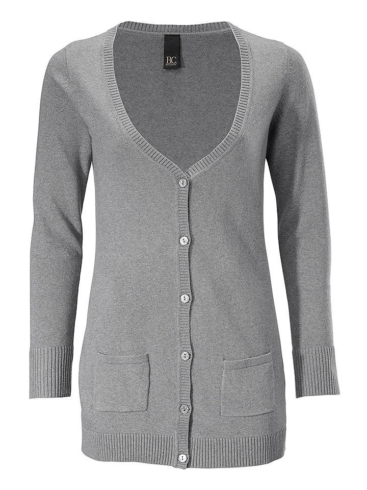 Heine Longcardigan in Grau - 38