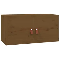 vidaXL Wandschrank Honigbraun 60x30x30 cm Massivholz Kiefer