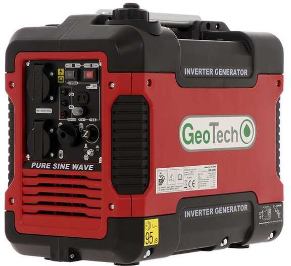 GeoTech SQL2000i - Leiser Inverter-Stromerzeuger 2 kW - Dauerleistung 1.7 kW - 230V