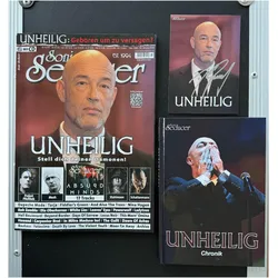 Unheilig signierte Fotokarte + Chronik-, Fachbücher