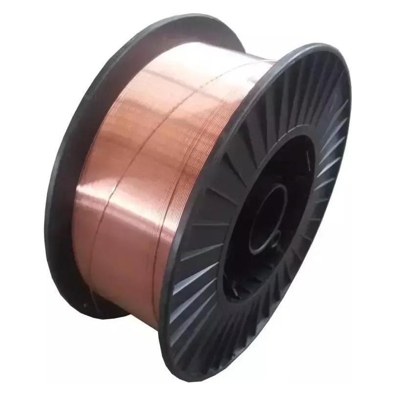 Dedra Schweissdraht. Kupferbeschichteter Stahldraht 0,8 mm, 5 kg Spulenplastik (DESMC0805A)