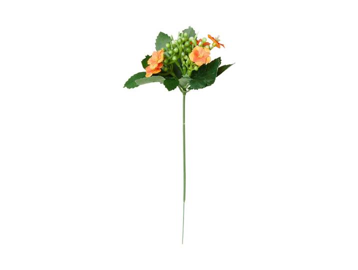 Glorex Blumensträusschen Rot-Orange Kunstpflanze 18 cm