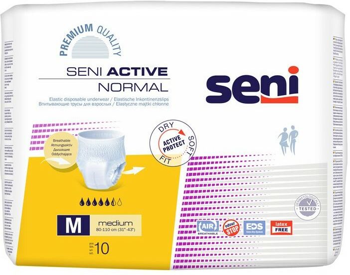 Seni Active Inkontinenzpants normal M 10 St Windeln