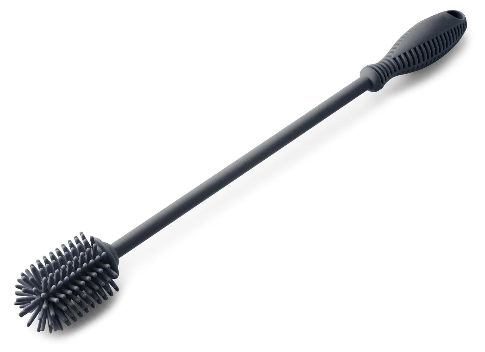 Dripio Reinigingsborstel voor flessen, siliconen, zwart, 31 cm