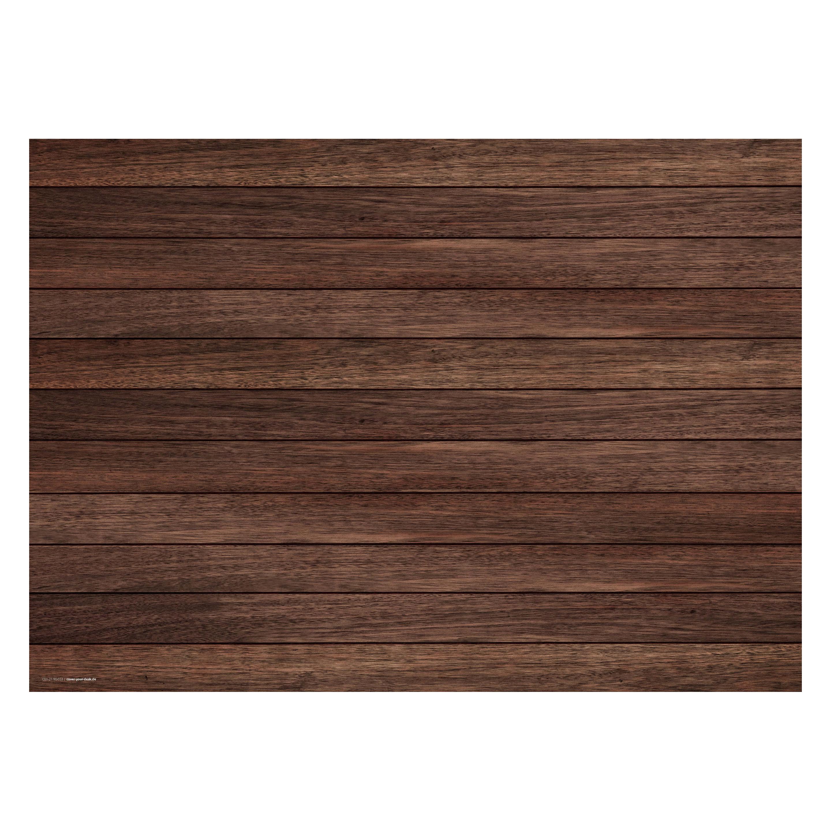 CoverYourDesk Schreibtischunterlage Braune Holzbretter (21557273)