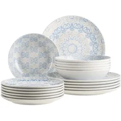 Mäser Teller Set, Porzellan Ornea