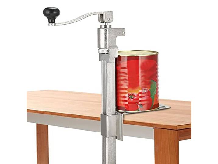 GOTOTOP Tischdosenöffner Stahlguss, Industrie Gastro 48 cm Dosenöffner, Stahlguss, für Gastro Küche Großküche, 48 cm