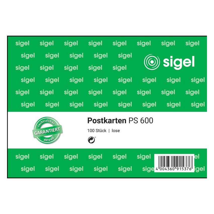 Sigel Postkarten (C6) (PS600)