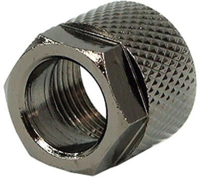 Aquatuning &Uuml;berwurfmutter 10mm Typ 2 - black nickel