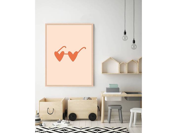 Tableau déco Love Vision 63 x 83cm Multicolore