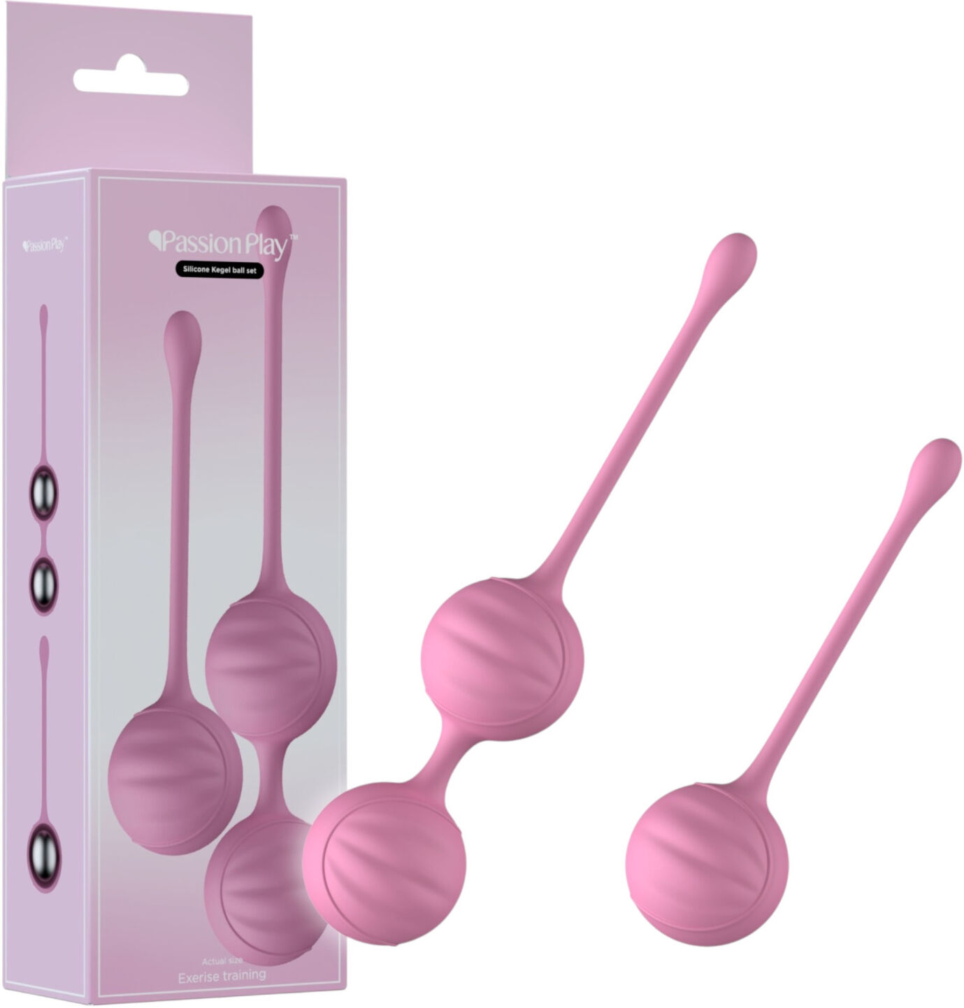 Passion Play - Kegel ball set (pink)
